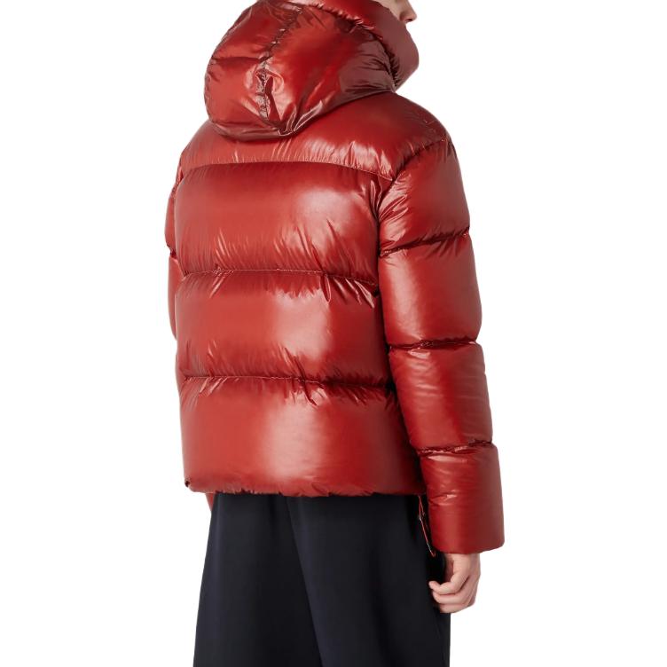 Emporio Armani  Solid Color Zip-Up Hooded Cotton Jacket 6R1B97-1NKZZ-10920 圖 8