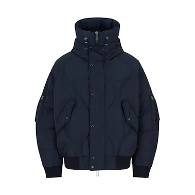 EMPORIO ARMANI Solid Color Zip-Up Hoodie Jacket 6R1B93-1NCFZ-0920