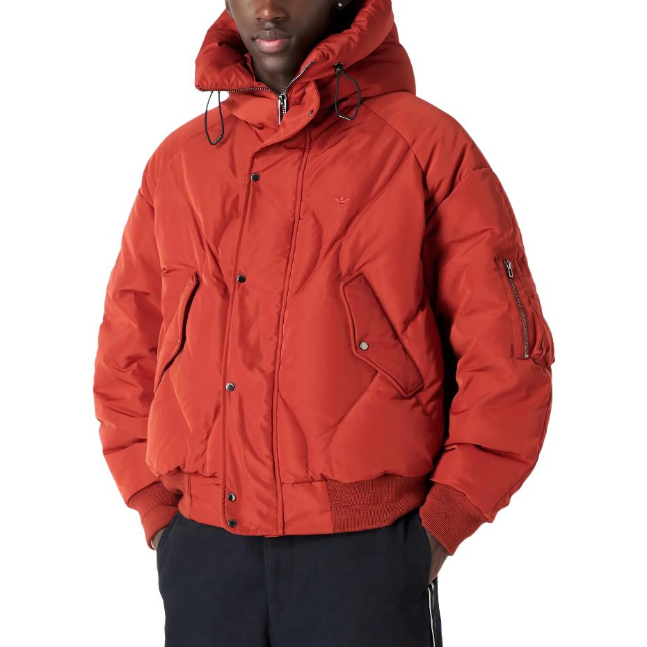 Details for EMPORIO ARMANI Chaqueta Sudadera con Capucha de Color Sólido Cremallera. 6R1B93-1NCFZ-0920