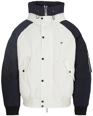EMPORIO ARMANI Chaqueta Sudadera con Capucha de Color Sólido Cremallera. 6R1B93-1NCFZ-0920 1