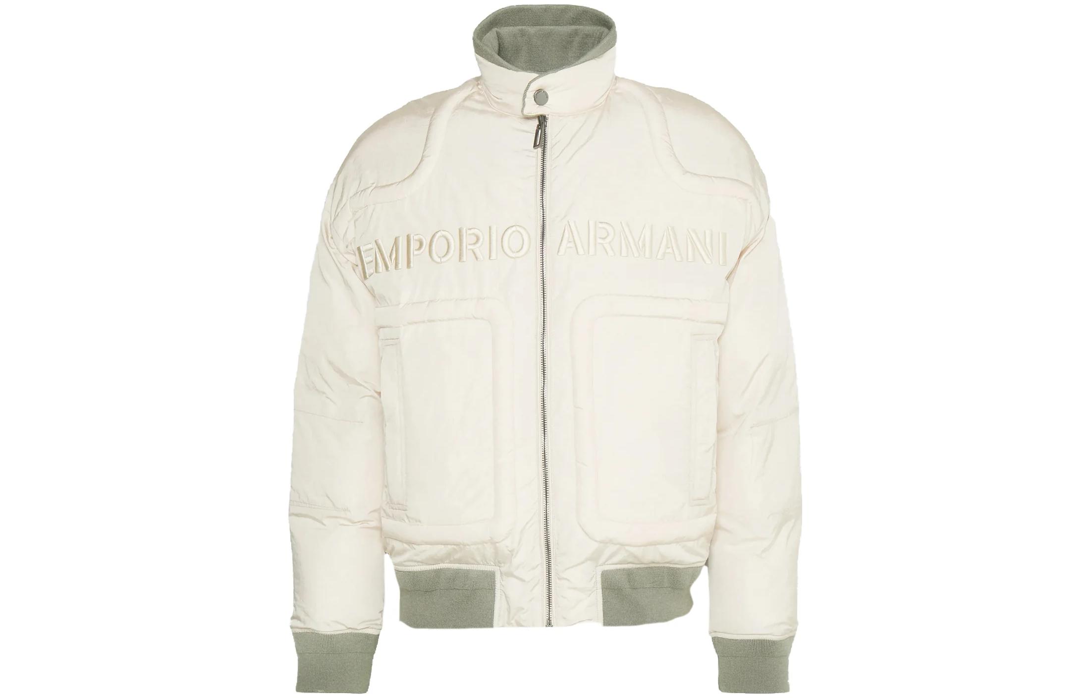 Emporio Armani  Solid Color Zip-Up Jacket Casual Long Sleeve Outerwear 6R1B75-1NFEZ-0999 圖 11