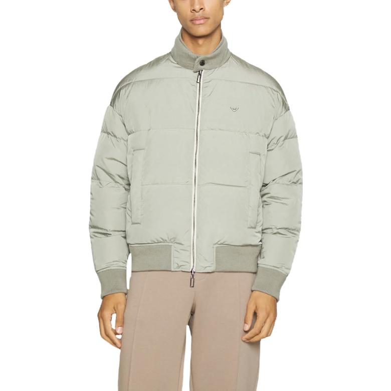 Emporio Armani  Solid Color Zip-Up Jacket Casual Long Sleeve Outerwear 6R1B75-1NFEZ-0999 圖 14