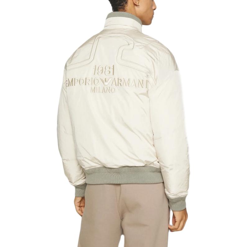 Emporio Armani  Solid Color Zip-Up Jacket Casual Long Sleeve Outerwear 6R1B75-1NFEZ-0999 圖 16