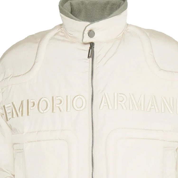 Emporio Armani  Solid Color Zip-Up Jacket Casual Long Sleeve Outerwear 6R1B75-1NFEZ-0999 圖 17