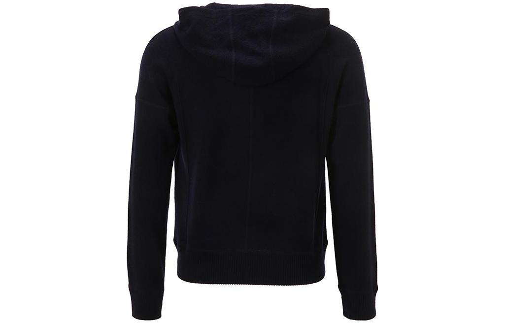 Emporio Armani  Solid Color Zipper Hoodie Jacket - Dark Blue 3K1BV3-1M11Z-0922 圖 3
