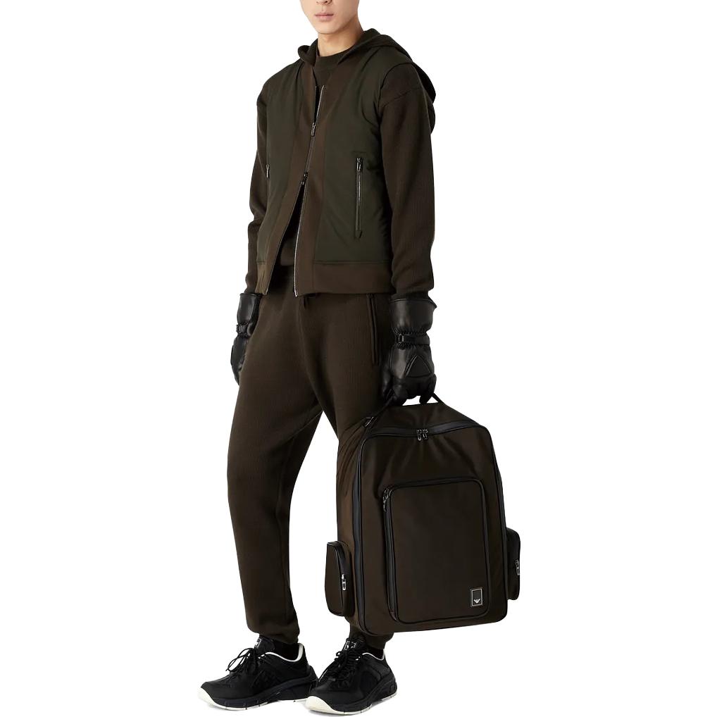 Lookbook EMPORIO ARMANI 军绿色拉链无袖背心 6R1BL41N-GXZ1-0583