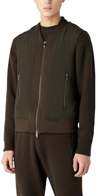 EMPORIO ARMANI 军绿色拉链无袖背心 6R1BL41N-GXZ1-0583 Shop EMPORIO ARMANI 军绿色拉链无袖背心 6R1BL41N-GXZ1-0583