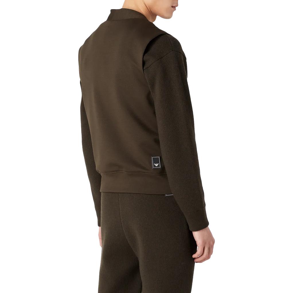 Purchase EMPORIO ARMANI 军绿色拉链无袖背心 6R1BL41N-GXZ1-0583