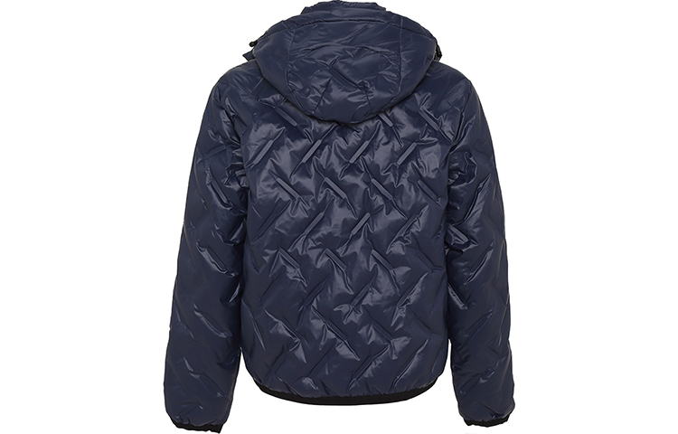 Emporio Armani  Solid Hooded Zip Cotton Jacket - Navy Blue. 6LPB64-PN8MZ-1554 圖 3
