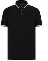 Emporio Armani Solid Logo Black Polo Shirt. EM000852-AF12955-FC188 Emporio Armani Solid Logo Black Polo Shirt. EM000852-AF12955-FC188