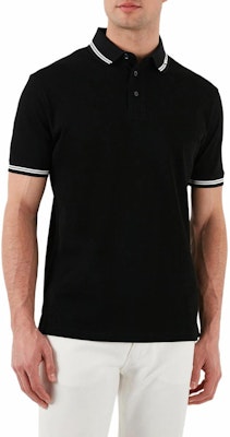 Emporio Armani Baju Polo Hitam Logo Solid. EM000852-AF12955-FC188 Lookbook Emporio Armani Baju Polo Hitam Logo Solid. EM000852-AF12955-FC188