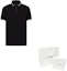 Cheap Emporio Armani Baju Polo Hitam Logo Solid. EM000852-AF12955-FC188