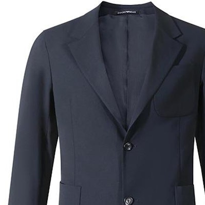 엠포리오 아르마니 솔리드 미드나잇 블루 블레이저 세트 SS24 싱글 수트. H41V13-01506-922 Cheap 엠포리오 아르마니 솔리드 미드나잇 블루 블레이저 세트 SS24 싱글 수트. H41V13-01506-922