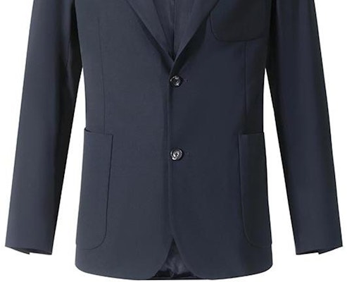 엠포리오 아르마니 솔리드 미드나잇 블루 블레이저 세트 SS24 싱글 수트. H41V13-01506-922 1