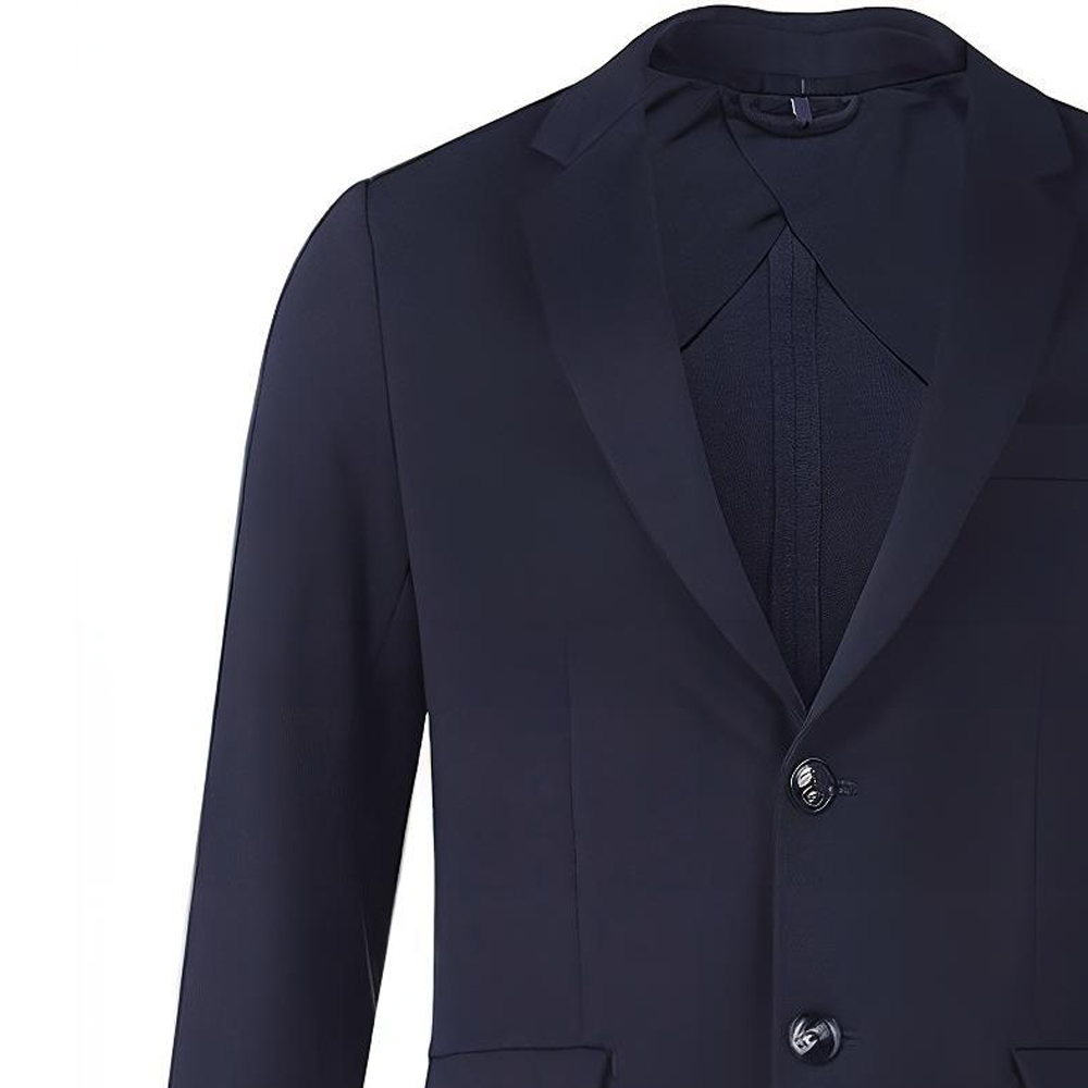 EMPORIO ARMANI  Solid Navy Blue Casual Blazer Jacket. 8N1G81-1JEZZ-0920 圖 5