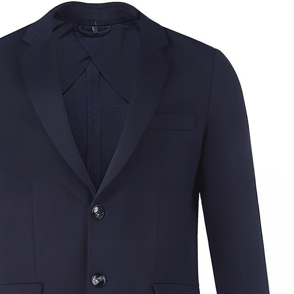 EMPORIO ARMANI  Solid Navy Blue Casual Blazer Jacket. 8N1G81-1JEZZ-0920 圖 7