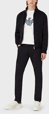 EMPORIO ARMANI Celana Panjang Kasual Navy Lurus Solid. 8N1J061GN0Z0920 Shop EMPORIO ARMANI Celana Panjang Kasual Navy Lurus Solid. 8N1J061GN0Z0920