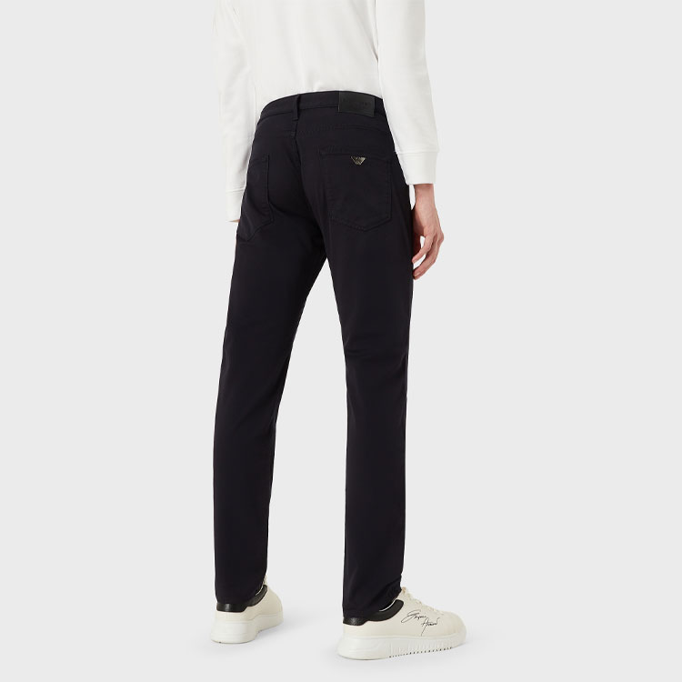 Details for EMPORIO ARMANI Celana Panjang Kasual Navy Lurus Solid. 8N1J061GN0Z0920