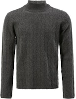 Emporio Armani Solid Ribbed Knit Turtleneck Sweater. 6K1MYE-1MFJZ-0630 Emporio Armani Solid Ribbed Knit Turtleneck Sweater. 6K1MYE-1MFJZ-0630
