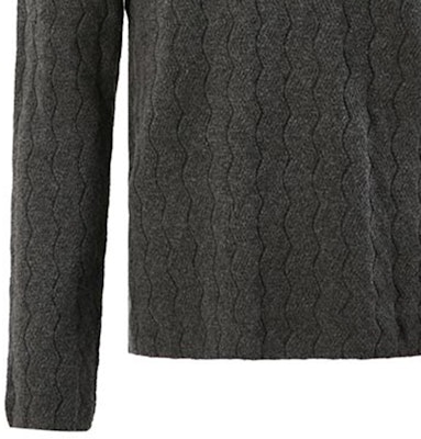 엠포리오 아르마니 솔리드 리브 니트 터틀넥 스웨터. 6K1MYE-1MFJZ-0630 Sizing 엠포리오 아르마니 솔리드 리브 니트 터틀넥 스웨터. 6K1MYE-1MFJZ-0630