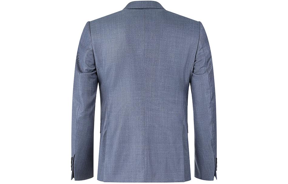 Shop 엠포리오 아르마니 솔리드 싱글 브레스티드 블레이저 수트 SS24 - 네이비 블루. H41YMT-01514-713