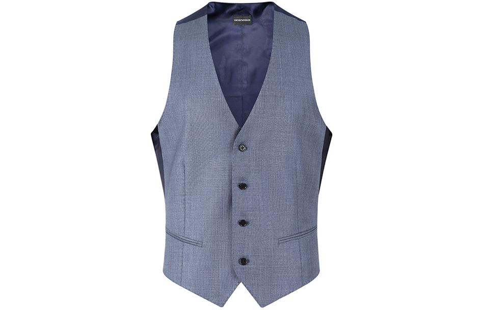 Purchase 엠포리오 아르마니 솔리드 싱글 브레스티드 블레이저 수트 SS24 - 네이비 블루. H41YMT-01514-713