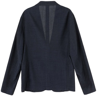 엠포리오 아르마니 FW23 솔리드 싱글브레스트 캐주얼 블레이저 - 네이비 블루 H41G37-E1057-919 Lookbook 엠포리오 아르마니 FW23 솔리드 싱글브레스트 캐주얼 블레이저 - 네이비 블루 H41G37-E1057-919