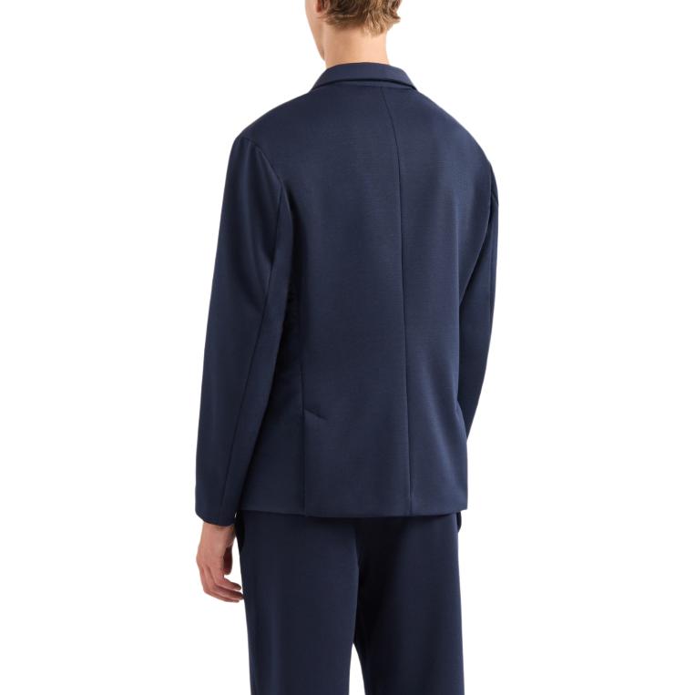 Emporio Armani  Solid Single-Breasted Long-Sleeve Blazer Jacket Blue 6R1G75-1NGXZ-09B3 圖 7
