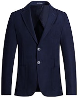 Emporio Armani Solid Single-Breasted Navy Blazer Jacket H31G43-C1062-922 Emporio Armani Solid Single-Breasted Navy Blazer Jacket H31G43-C1062-922