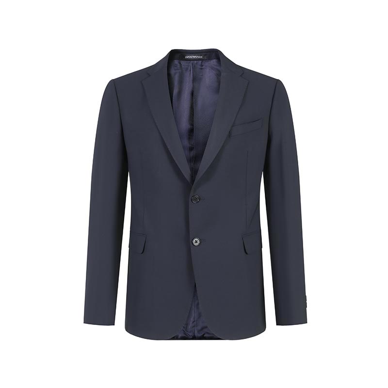 Lookbook Emporio Armani  Solid Single-Breasted Suit - Dark Blue E31VMB-01506-922