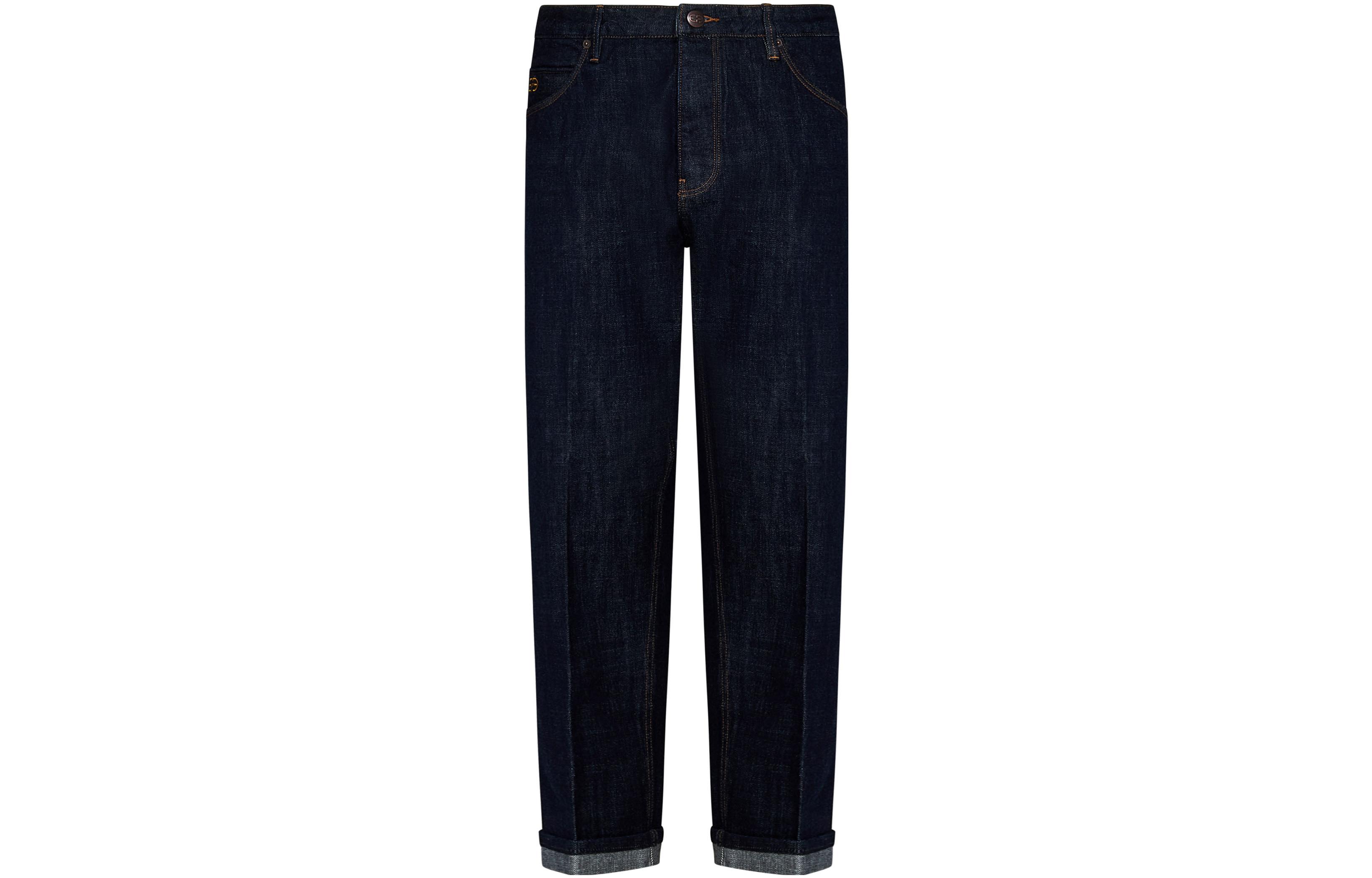 Emporio Armani  Solid Straight-Leg Jeans - Dark Blue 6R1J69-1DQTZ-0941 圖 2