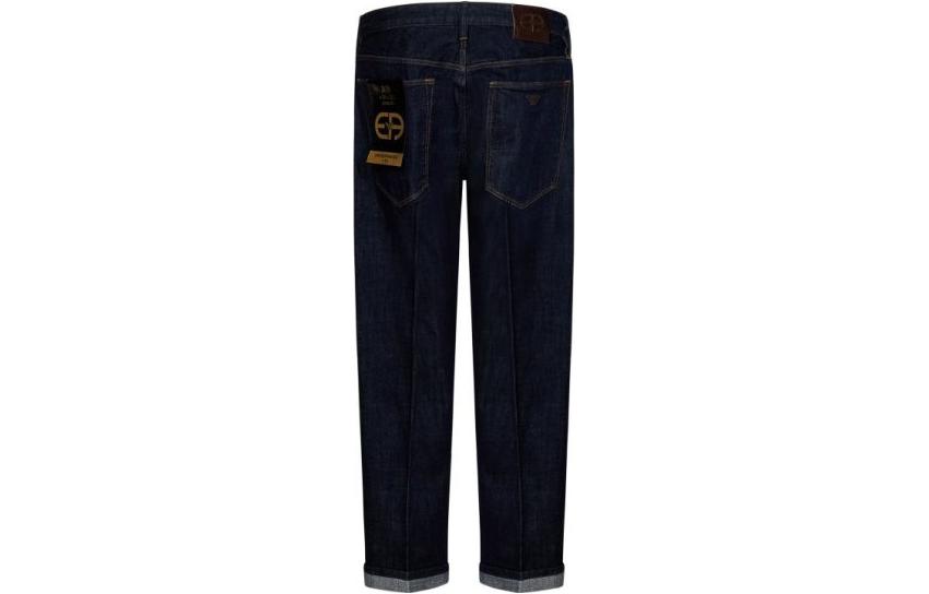 Emporio Armani  Solid Straight-Leg Jeans - Dark Blue 6R1J69-1DQTZ-0941 圖 3