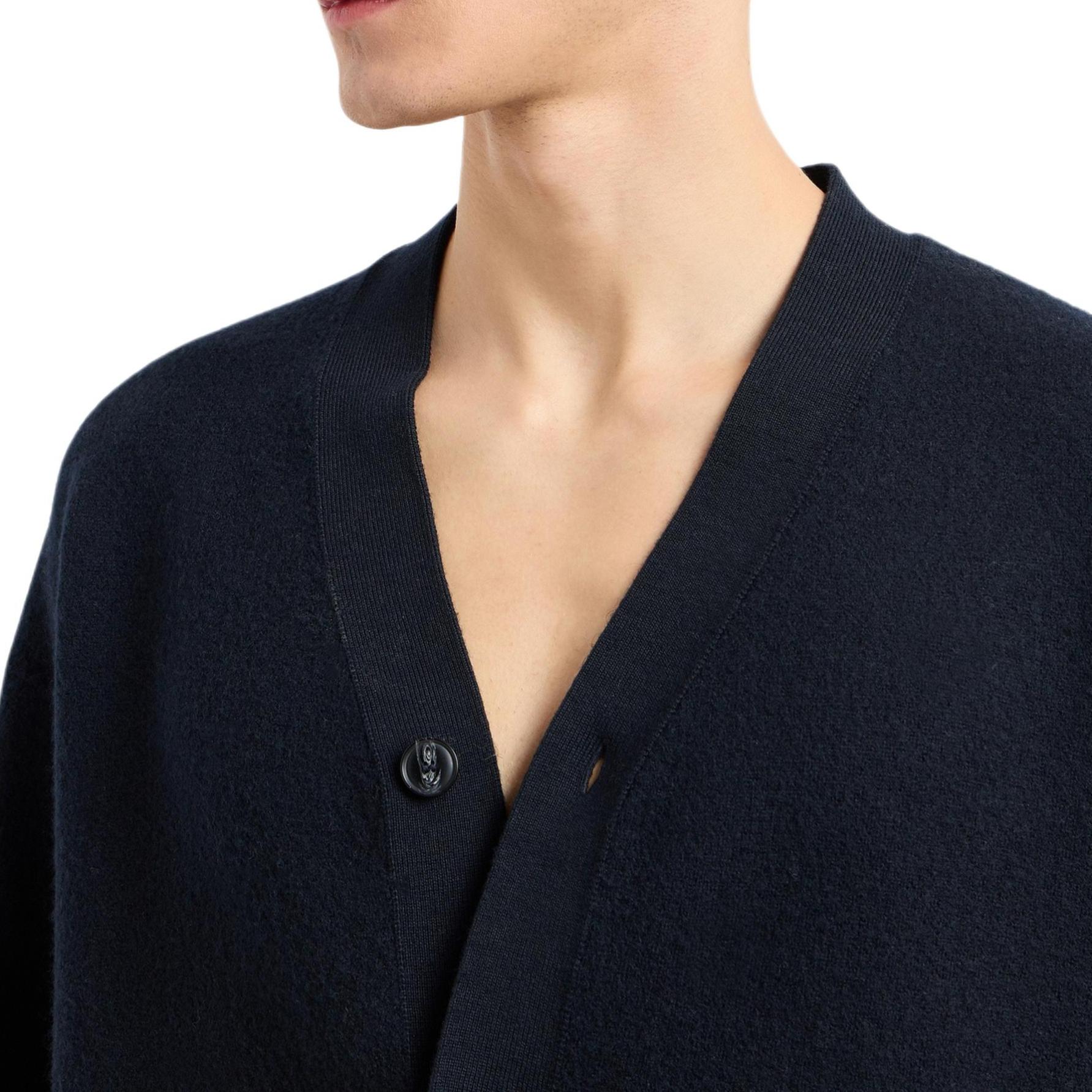 Purchase Emporio Armani 純色V領針織開襟衫海軍藍 6D1MX6-1MJEZ-0920