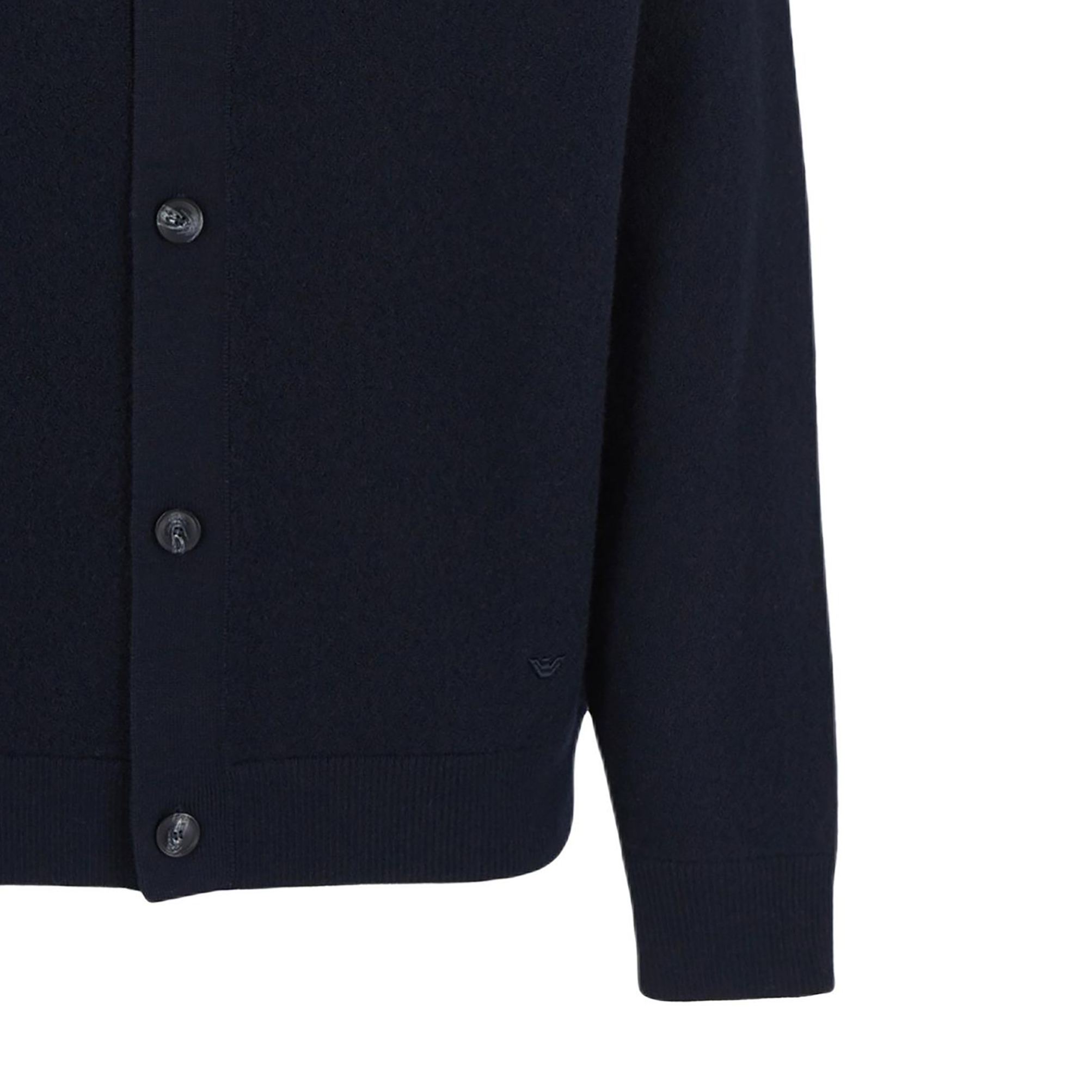 Sizing Emporio Armani 純色V領針織開襟衫海軍藍 6D1MX6-1MJEZ-0920