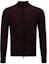 Order Emporio Armani Solid Zip Neck Sweater Long Sleeve - Dark Brown 6K1BY4-1MFIZ-0820