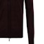 Sizing Emporio Armani Solid Zip Neck Sweater Long Sleeve - Dark Brown 6K1BY4-1MFIZ-0820