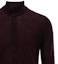 Cheap Emporio Armani Solid Zip Neck Sweater Long Sleeve - Dark Brown 6K1BY4-1MFIZ-0820