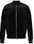 Order EMPORIO ARMANI SS22 Jaket Hitam Zip Kolar Baseball 6Z1BP7-1NGLZ-0999