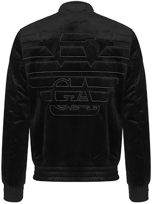 EMPORIO ARMANI SS22 Jaket Hitam Zip Kolar Baseball 6Z1BP7-1NGLZ-0999 Lookbook EMPORIO ARMANI SS22 Jaket Hitam Zip Kolar Baseball 6Z1BP7-1NGLZ-0999
