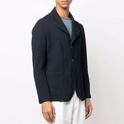 Emporio Armani SS22 海军蓝单排扣休闲夹克 I1G57-0I142-0922 Shop Emporio Armani SS22 海军蓝单排扣休闲夹克 I1G57-0I142-0922