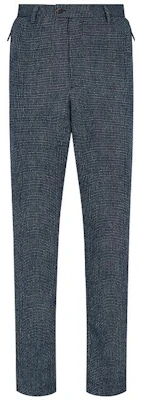 Emporio Armani 2022春夏格纹皱布直筒休闲裤海军蓝 I1P820I1463-918 Order Emporio Armani 2022春夏格纹皱布直筒休闲裤海军蓝 I1P820I1463-918