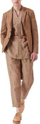 EMPORIO ARMANI SS22 深棕格紋單排扣西裝外套 I1G870I-1430-119 Lookbook EMPORIO ARMANI SS22 深棕格紋單排扣西裝外套 I1G870I-1430-119