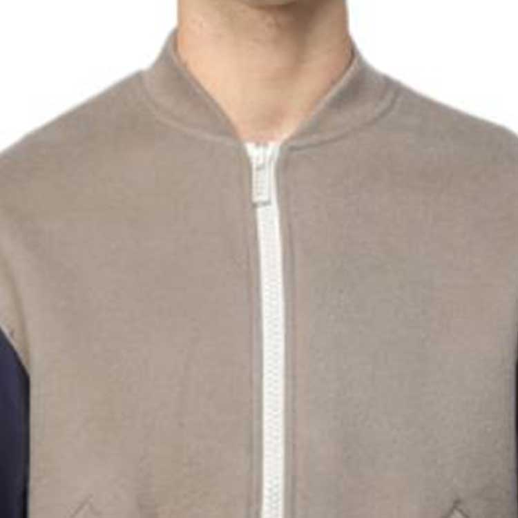 EMPORIO ARMANI  SS23 Colorblock Zip-Up Baseball Jacket in Khaki. 6L1BL8-1NMYZ-0137 圖 6