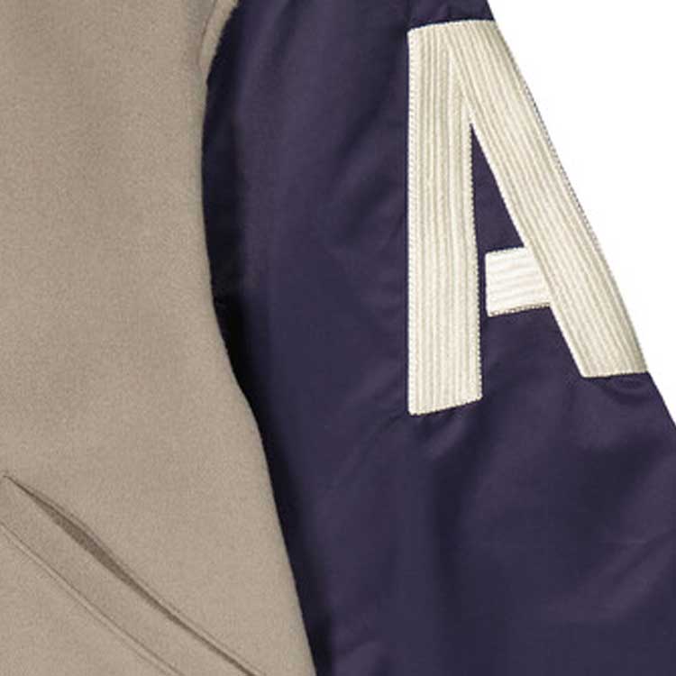 EMPORIO ARMANI  SS23 Colorblock Zip-Up Baseball Jacket in Khaki. 6L1BL8-1NMYZ-0137 圖 7