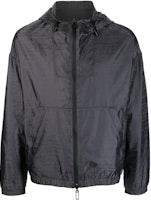 EMPORIO ARMANI SS23 Dark Gray Letter Print Zip-Up Hooded Jacket 3R1BQ9-1NVSZ-F613 EMPORIO ARMANI SS23 Dark Gray Letter Print Zip-Up Hooded Jacket 3R1BQ9-1NVSZ-F613