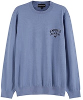 Emporio Armani SS23 Logo Crewneck Long Sleeve Sweater. 3R1MX9-1MDZZ-F735 Emporio Armani SS23 Logo Crewneck Long Sleeve Sweater. 3R1MX9-1MDZZ-F735