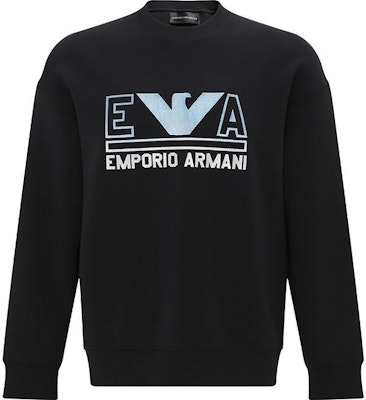 EMPORIO ARMANI SS23 Logo Print Pullover Sweatshirt Black 3R1MBT-1JHSZ-09K4 Order EMPORIO ARMANI SS23 Logo Print Pullover Sweatshirt Black 3R1MBT-1JHSZ-09K4