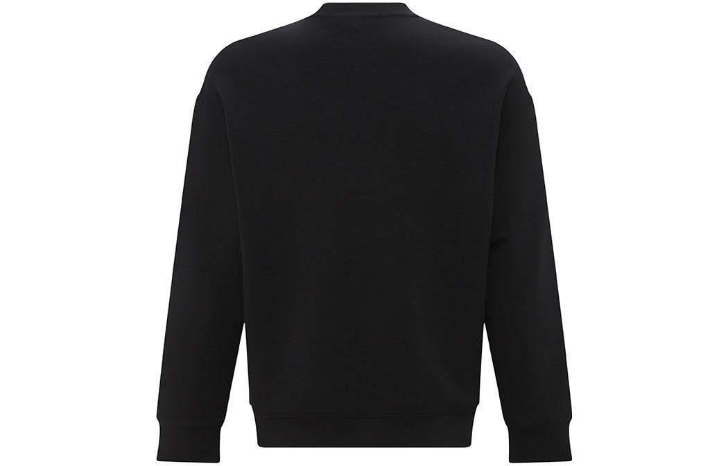 Lookbook EMPORIO ARMANI  SS23 Logo Print Pullover Sweatshirt Black 3R1MBT-1JHSZ-09K4