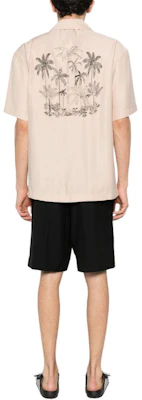 EMPORIO ARMANI SS24 米色棕榈树刺绣短袖衬衫 3D1C6L-1K3WZ-0137 Shop EMPORIO ARMANI SS24 米色棕榈树刺绣短袖衬衫 3D1C6L-1K3WZ-0137