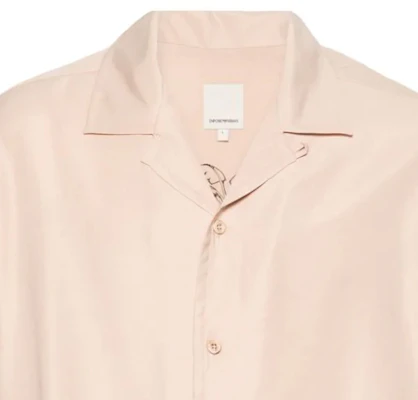 EMPORIO ARMANI SS24 米色棕榈树刺绣短袖衬衫 3D1C6L-1K3WZ-0137 Sizing EMPORIO ARMANI SS24 米色棕榈树刺绣短袖衬衫 3D1C6L-1K3WZ-0137